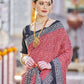 Arundhati 08 by Vastrya Cotton Silk Saree with Attached Blouse Pieces