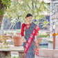 Arundhati 07 by Vastrya Cotton Silk Saree with Attached Blouse Pieces