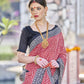 Arundhati 08 by Vastrya Cotton Silk Saree with Attached Blouse Pieces