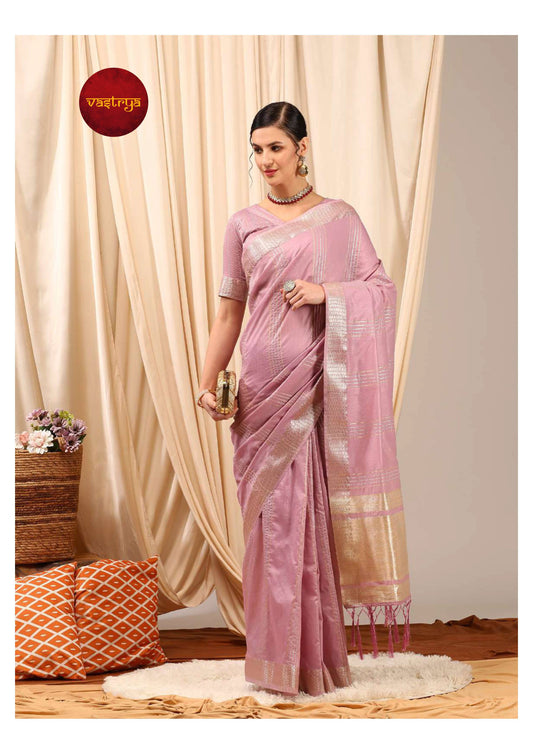 Lata 05E by Vastrya Cotton Silk Saree