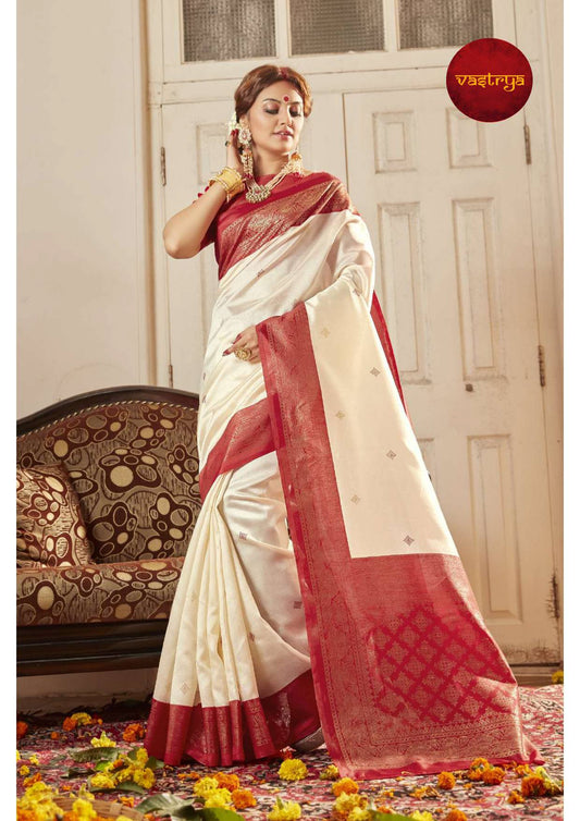 Bhagavati 106 by Vastrya Cotton Silk Saree for women